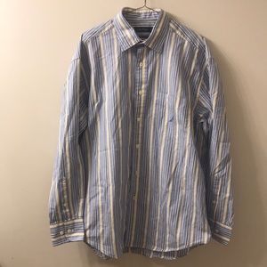 Nautica Mens Long Sleeve Dress Shirt